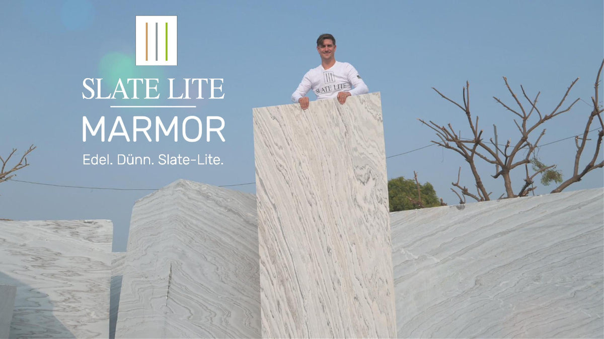 Marmor als Steinfurnier: Echter Marmor mit Slate-Lite entdecken