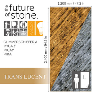 Stoneboard D.Black 45° TL 4mm