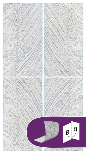 Slate-Lite Mystic White Bookmatching