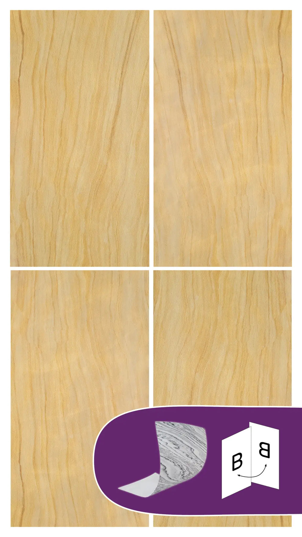 Slate-Lite Teakwood Bookmatch