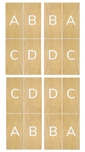 Slate-Lite Teakwood Bookmatch