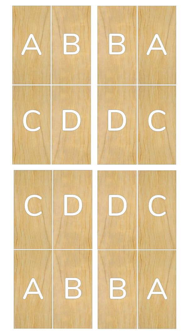 Slate-Lite Teakwood Bookmatch