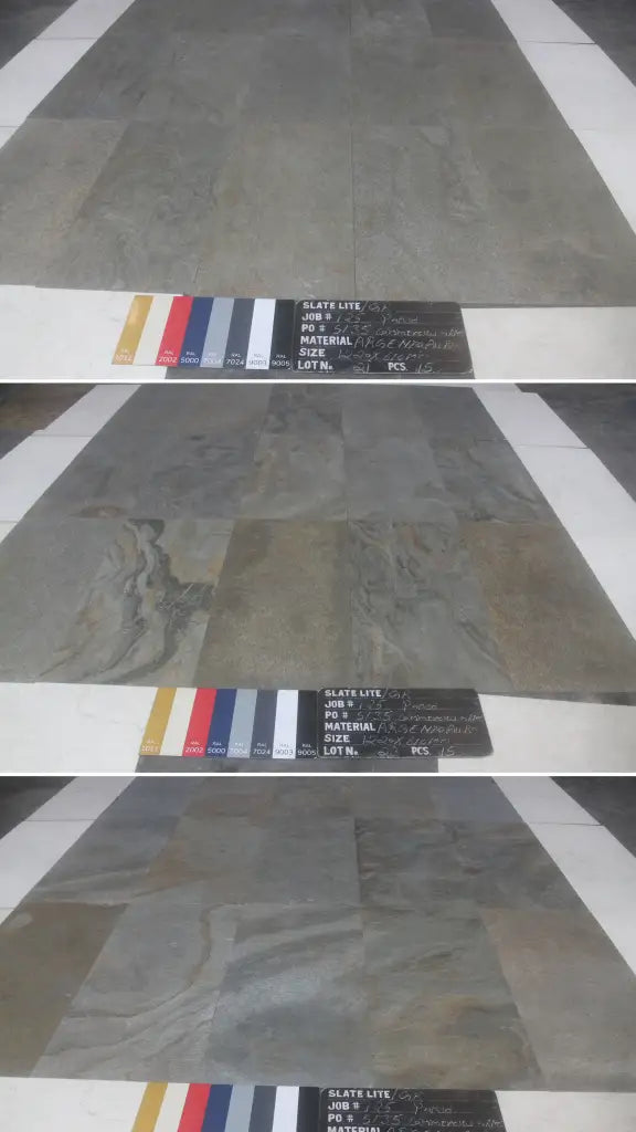 Slate-Lite Argento Auro 122 × 61 commerciële kwaliteit / B-kwaliteit