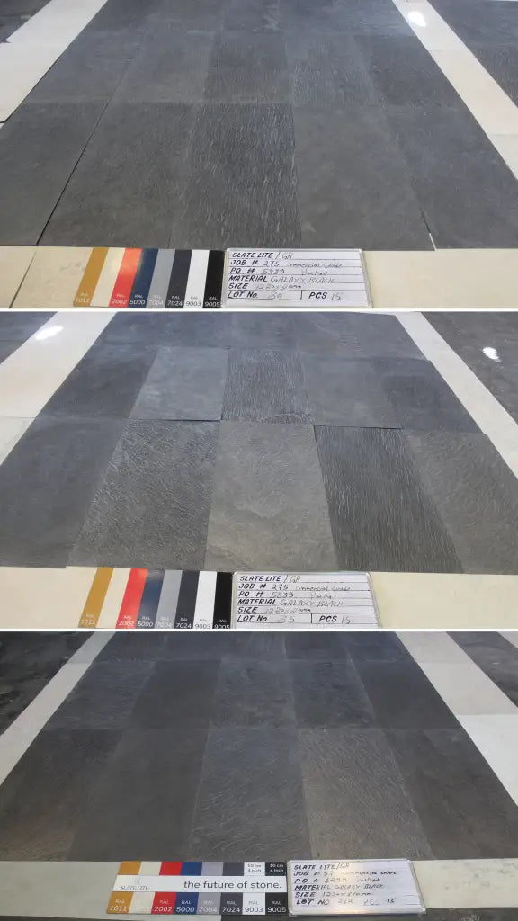Slate-Lite Galaxy Black 122 × 61 commerciële kwaliteit / B-kwaliteit