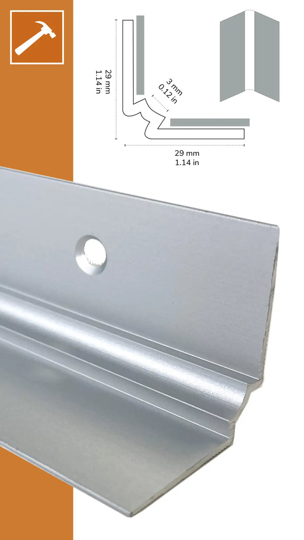 Profile 250cm inside corner profile