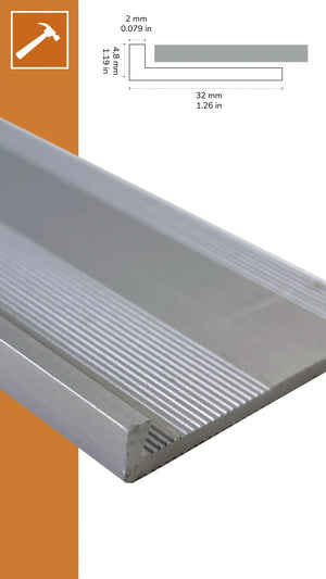 Profile 250cm finishing edge