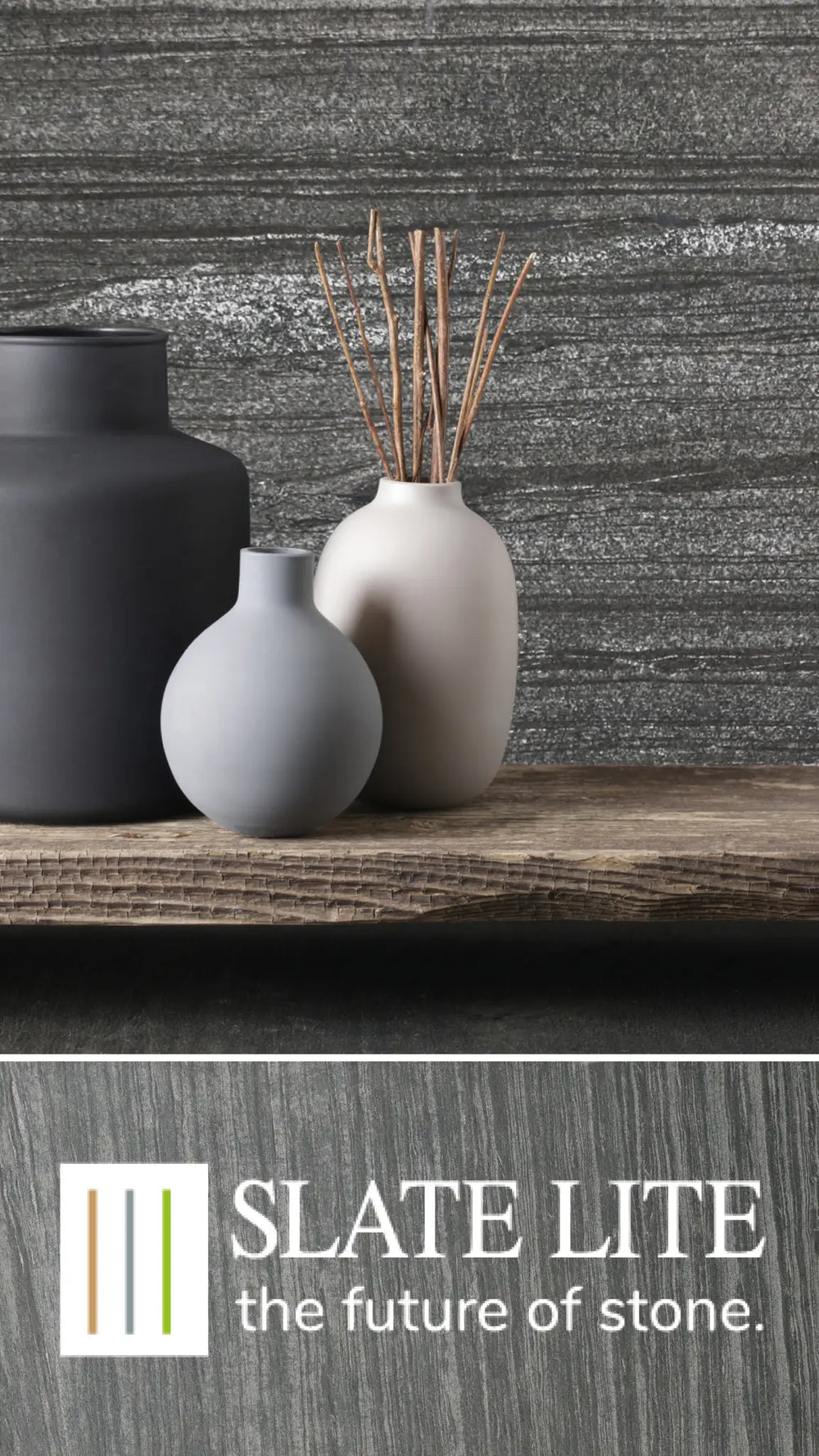 Slate-Lite Monsoon Black Vertical