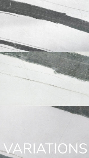 Slate-Lite Panda White Bookmatching