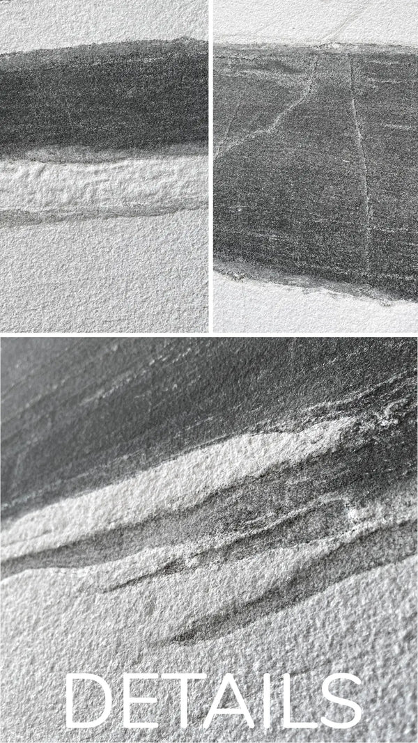 Slate-Lite Panda White Bookmatching