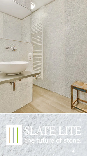 Slate-Lite WHITE SPARKLE