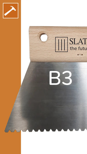 B3 notched trowel *